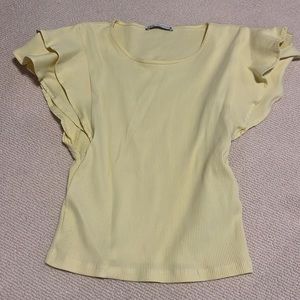 Zara ruffle top